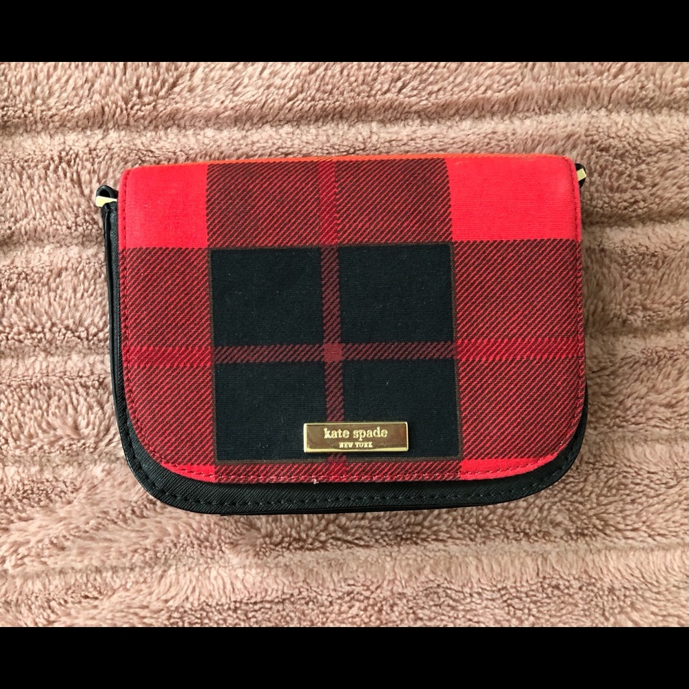 Kate spade Buffalo plaid purse